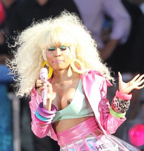 Nicki Minaj Has A Nip Slip