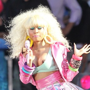 Nicki Minaj Has A Nip Slip