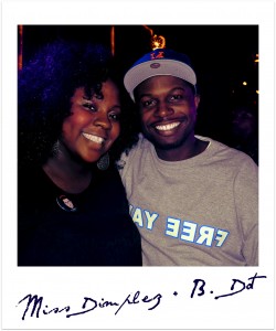 miss dimplez and b dot of rap rapdar