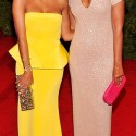 solange knowles and rachel roy at met gala 2012