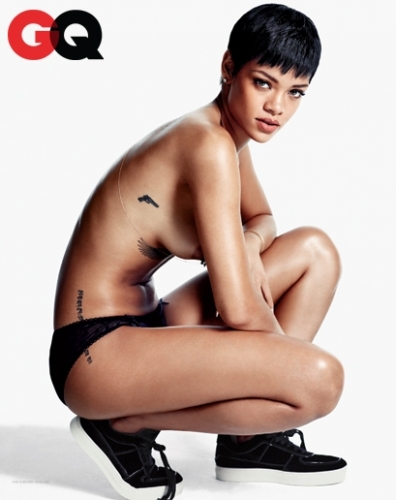 rihanna gq mag 2012